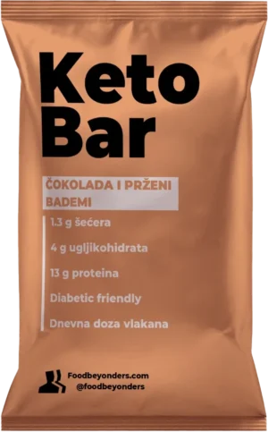 Keto Bar – Čokolada & prženi bademi